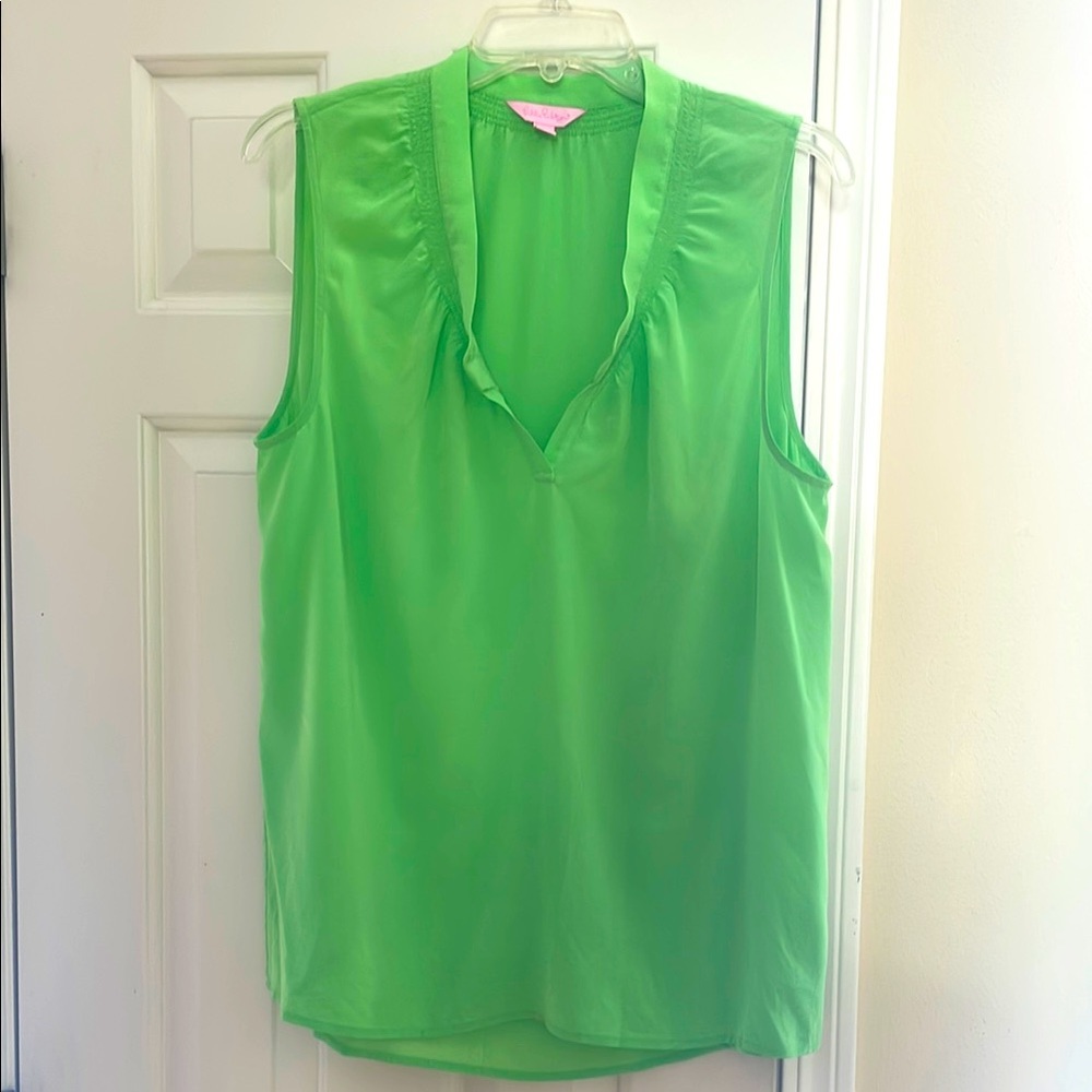 Lilly Pulitzer lime Green Sleeveless Women's Top